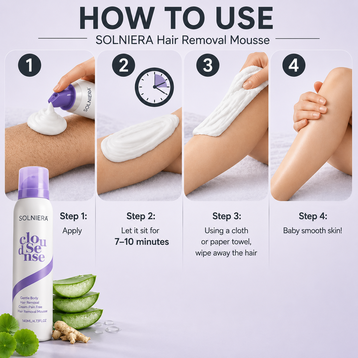 Solniera—Body Hair Removal Spray