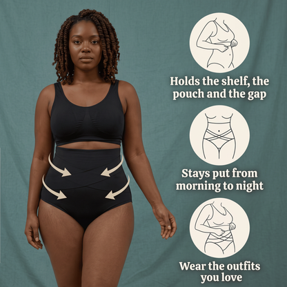 High-waisted postpartum