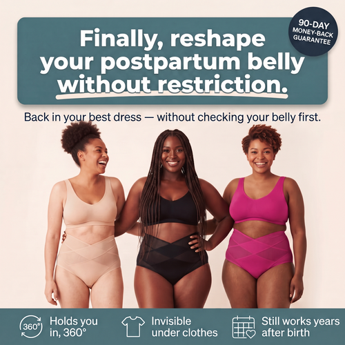 High-waisted postpartum