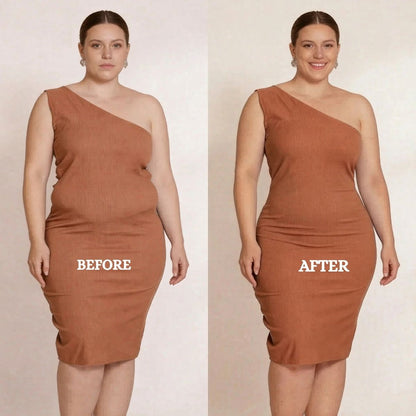 High-waisted shaping panty specifically for postpartum use