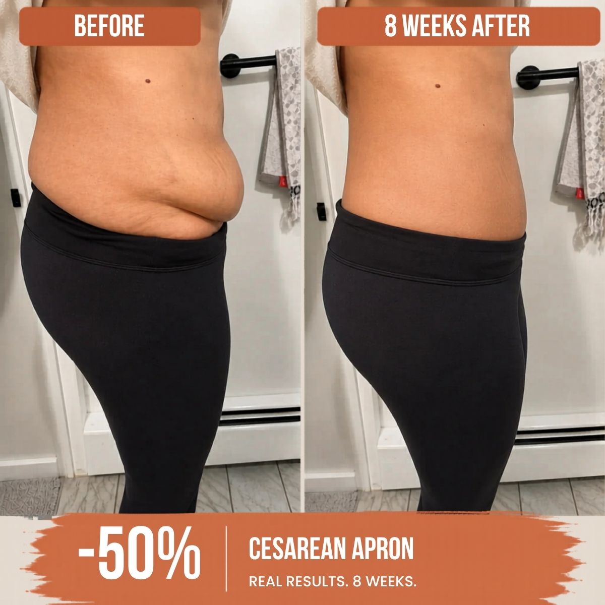 High-waisted shaping panty specifically for postpartum use