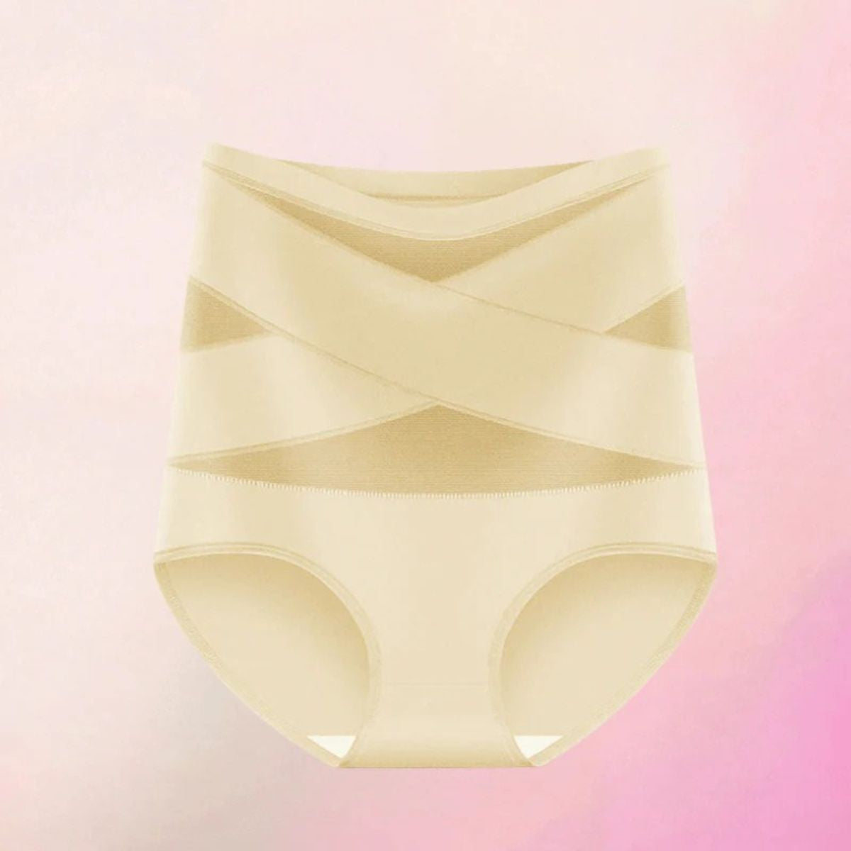 High-waisted shaping panty specifically for postpartum use