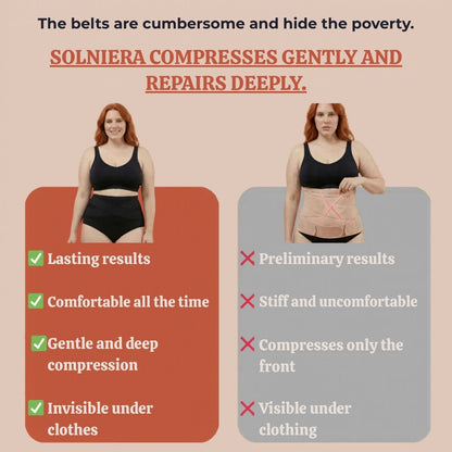 High-waisted shaping panty specifically for postpartum use