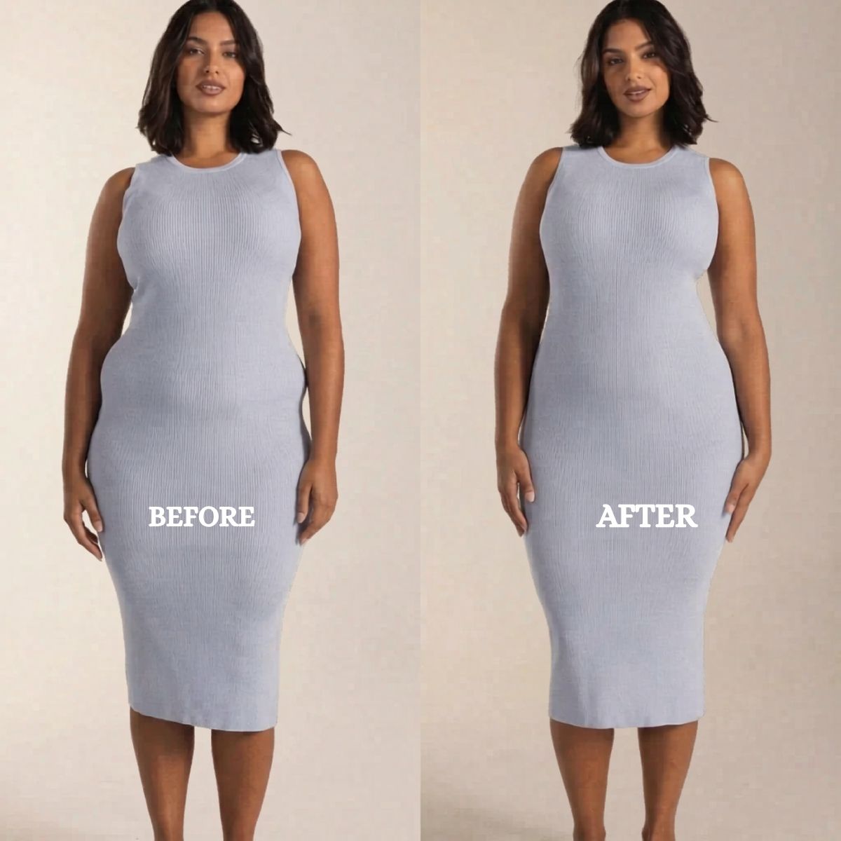 High-waisted shaping panty specifically for postpartum use